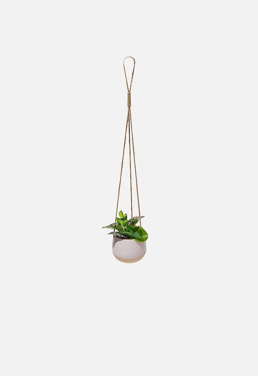 Rubi - Small hanging planter pot-lilac