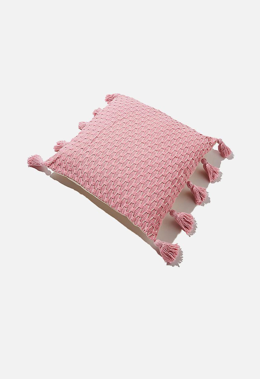 Rubi - Tassel cushion-pink