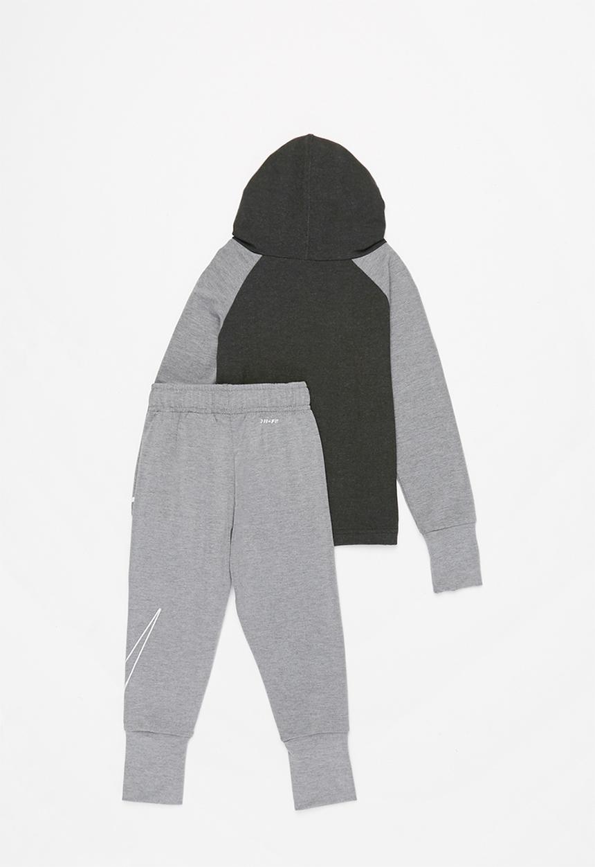 Nike - Nkn tenacity fz jogger set - grey & black 