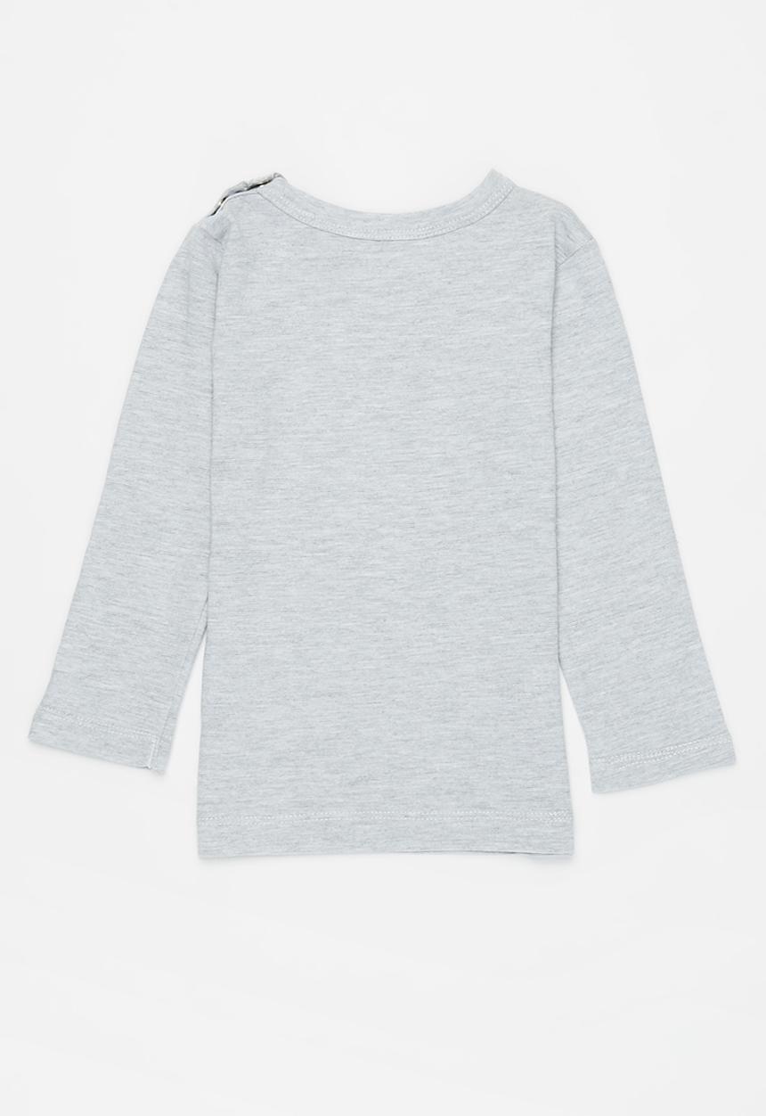 Pop Candy - 2 Pack long sleeve dino tee - grey & navy 