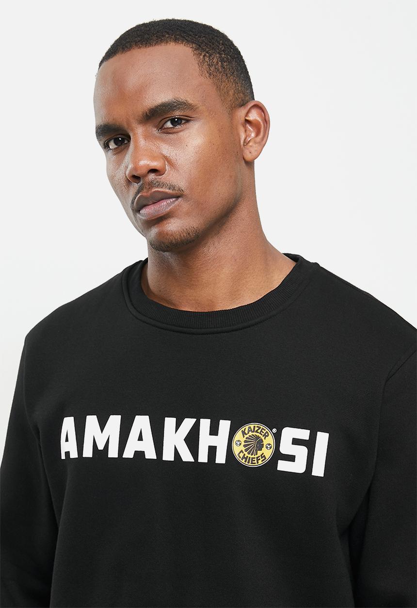Kaizer Chiefs - Urban Edition - Amakhosi crew neck sweater - black