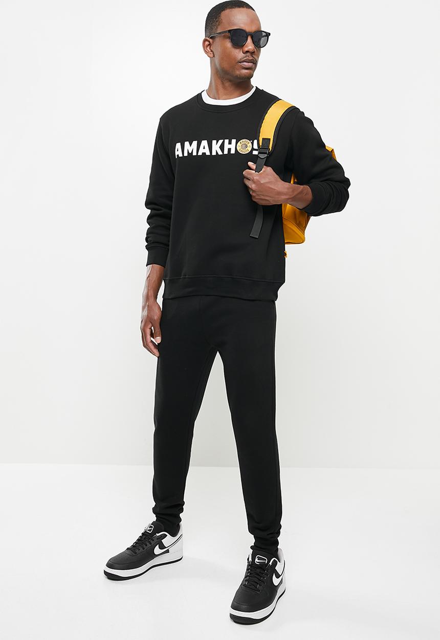 Kaizer Chiefs - Urban Edition - Amakhosi crew neck sweater - black