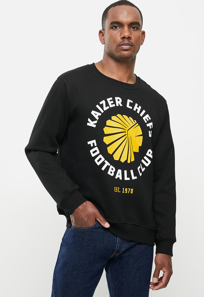 Kaizer Chiefs - Urban Edition - Collegiate logo crew neck sweater - black