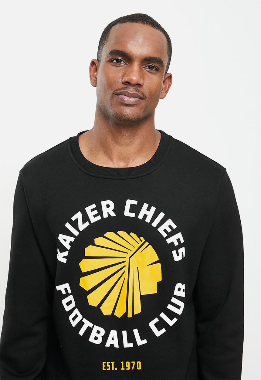 Kaizer Chiefs - Urban Edition - Collegiate logo crew neck sweater - black