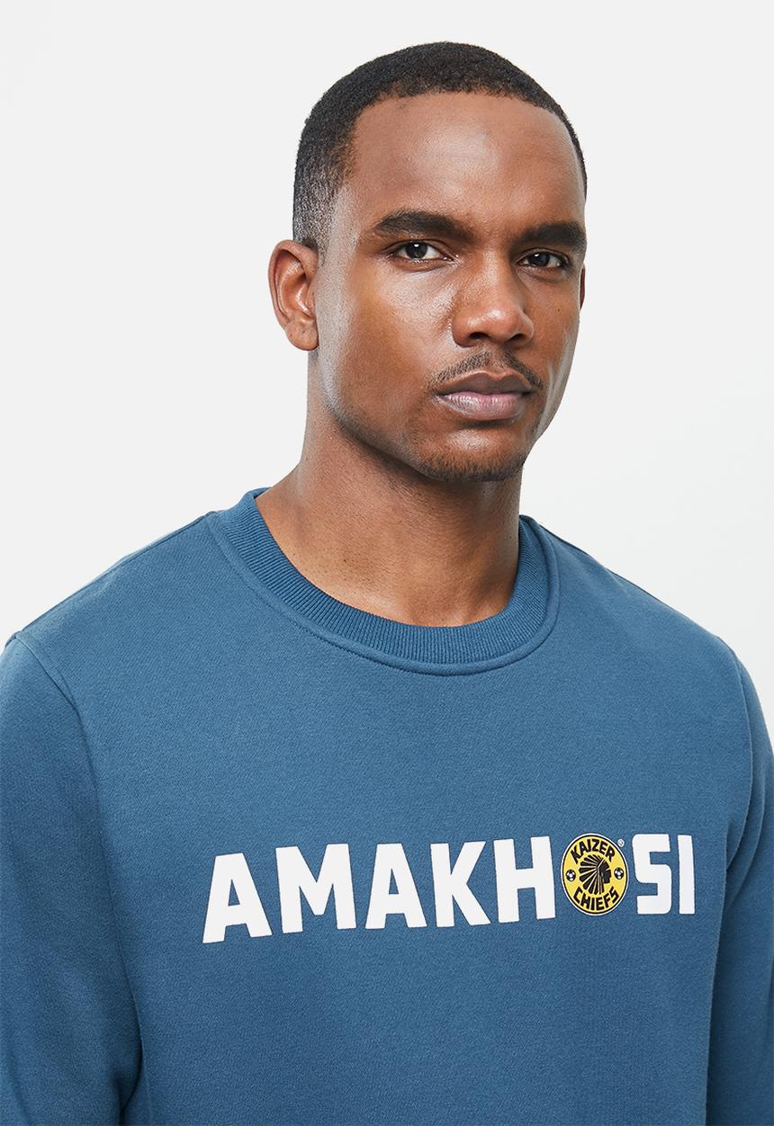 Kaizer Chiefs - Urban Edition - Amakhosi crew neck sweater - blue