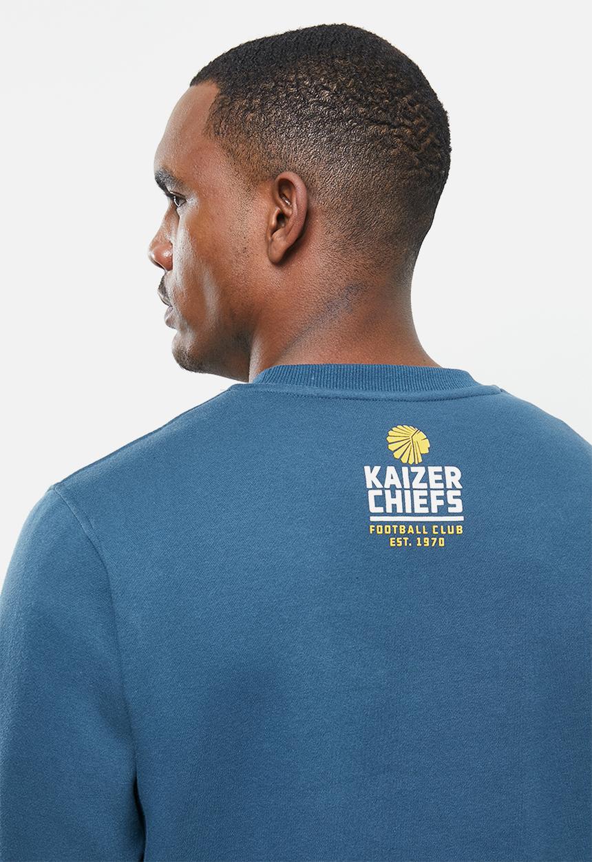 Kaizer Chiefs - Urban Edition - Amakhosi crew neck sweater - blue