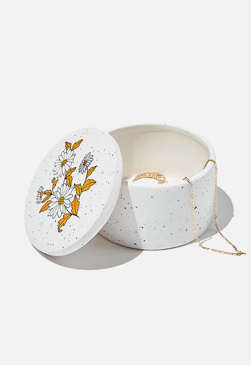 Rubi - Jewellery stash box - retro floral
