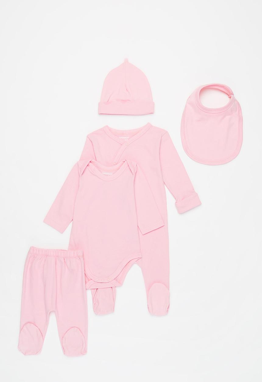 Superbalist Kids - Baby girls 5 pack essential set - pink