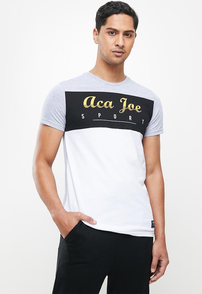 Aca Joe - Aca joe T-shirt - grey & yellow