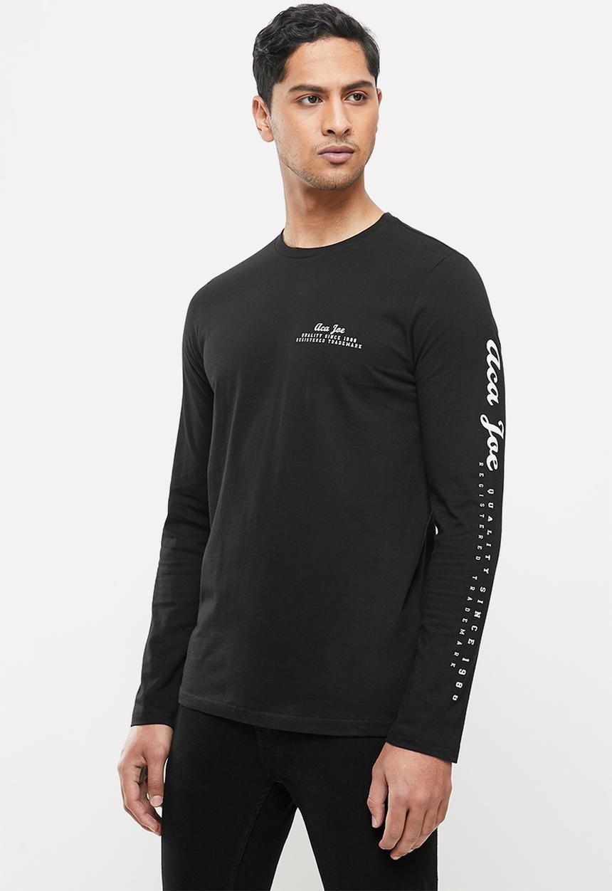 Aca Joe - Aca joe long sleeve T-shirt - black