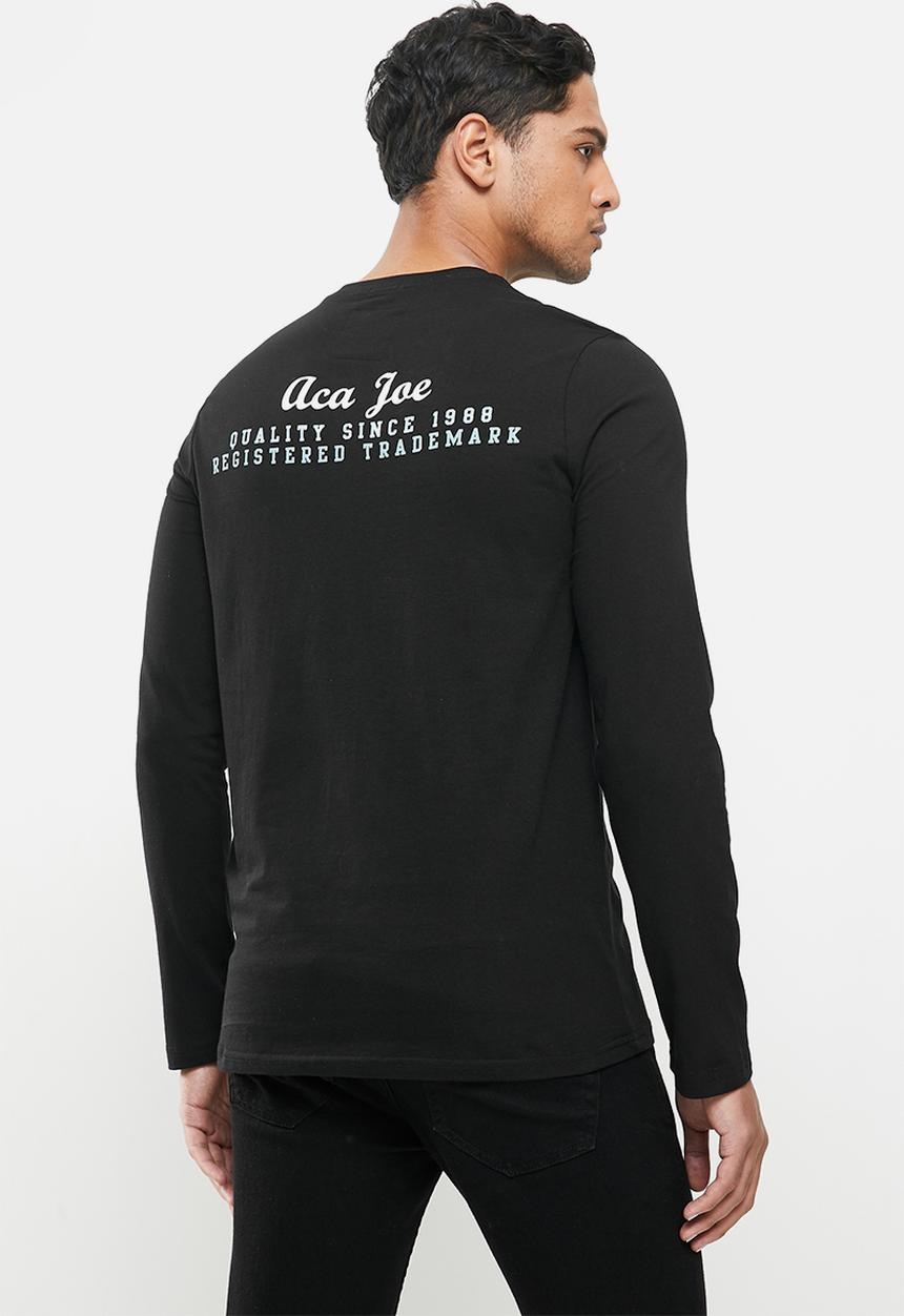 Aca Joe - Aca joe long sleeve T-shirt - black