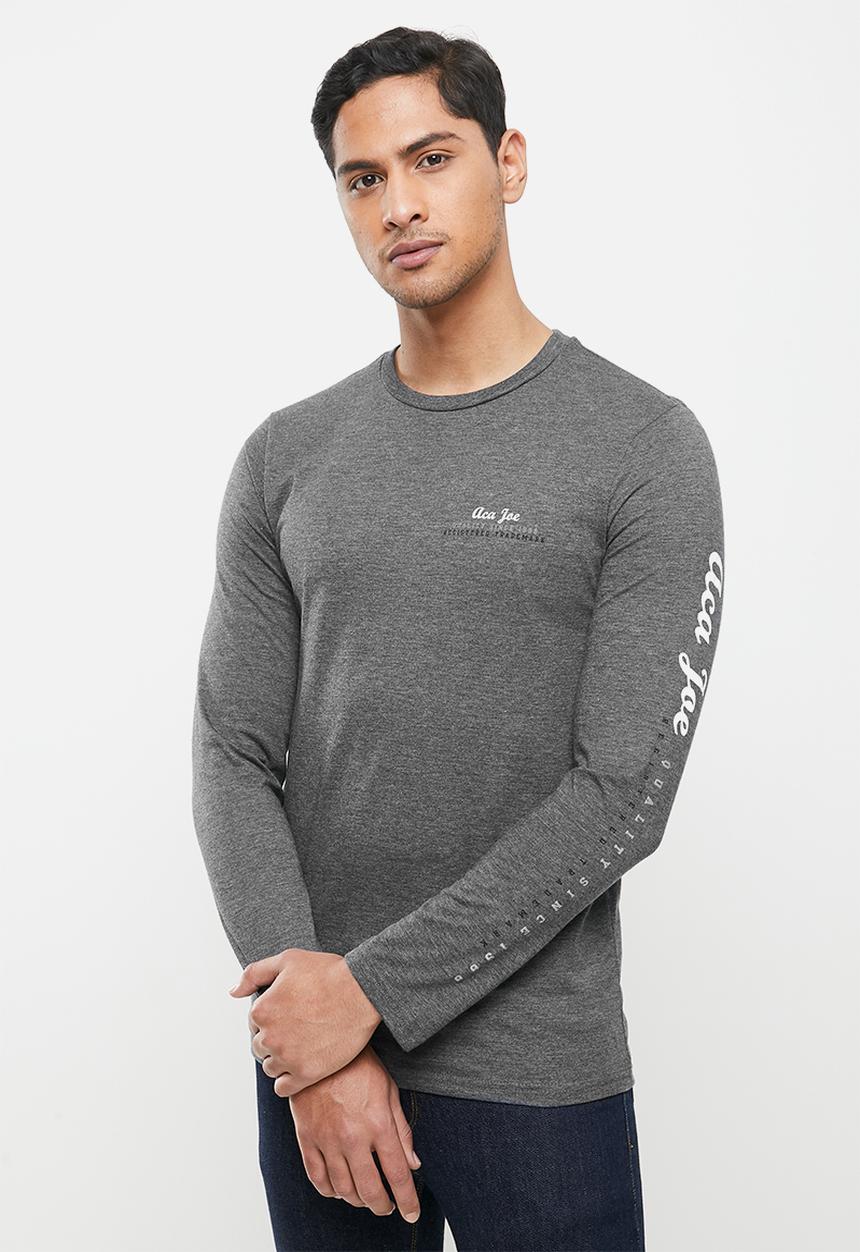 Aca Joe - Aca joe long sleeve T-shirt - charcoal