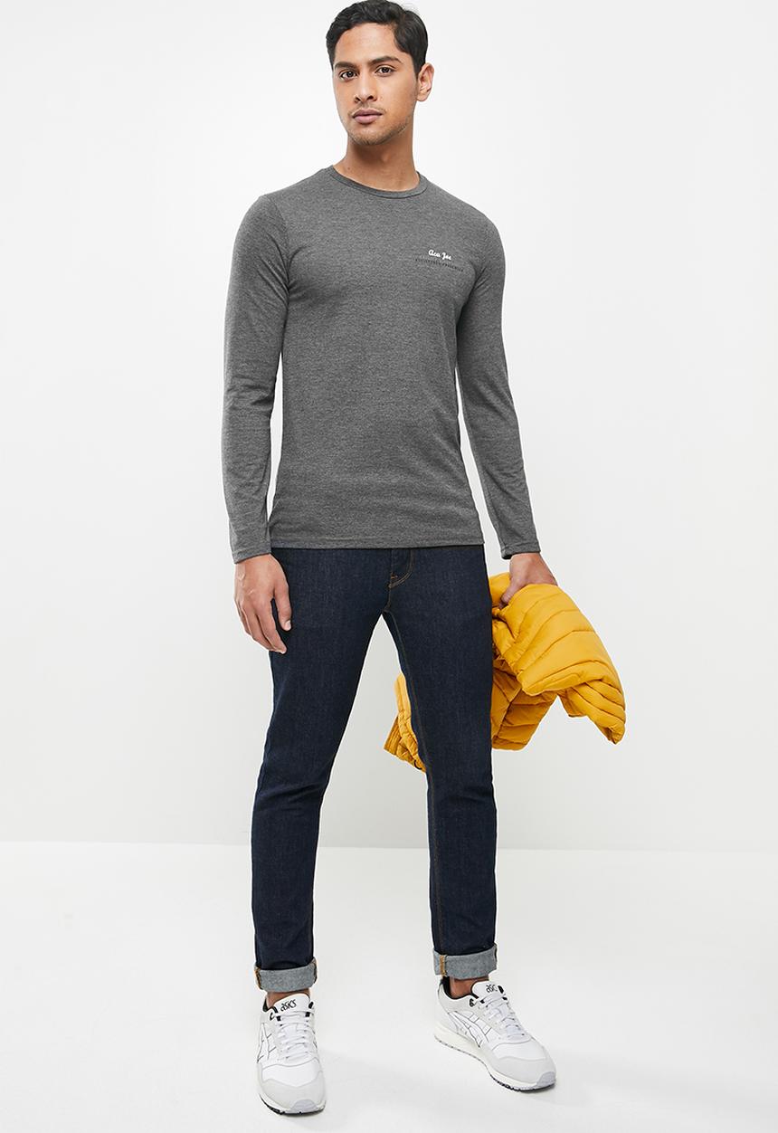 Aca Joe - Aca joe long sleeve T-shirt - charcoal