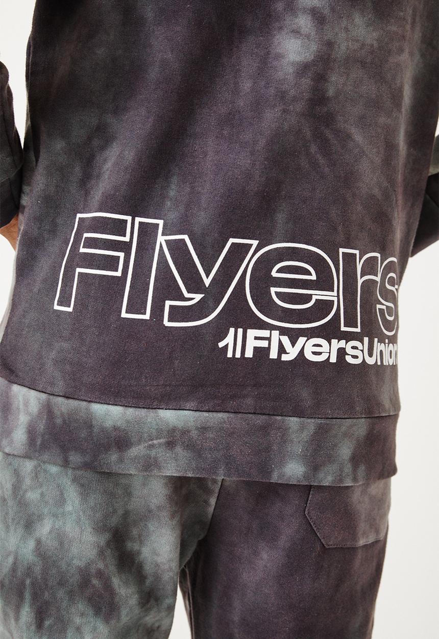 Flyersunion - Ub fleece spectra-dye hoodie - charcoal