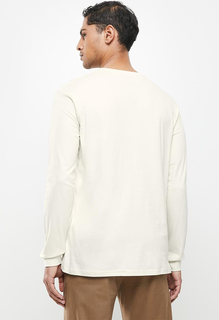 Billabong  - The point long sleeve tee - off white