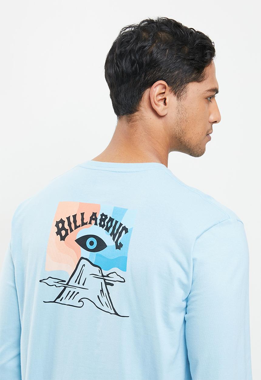 Billabong  - Eyesolation arch long sleeve tee - light blue