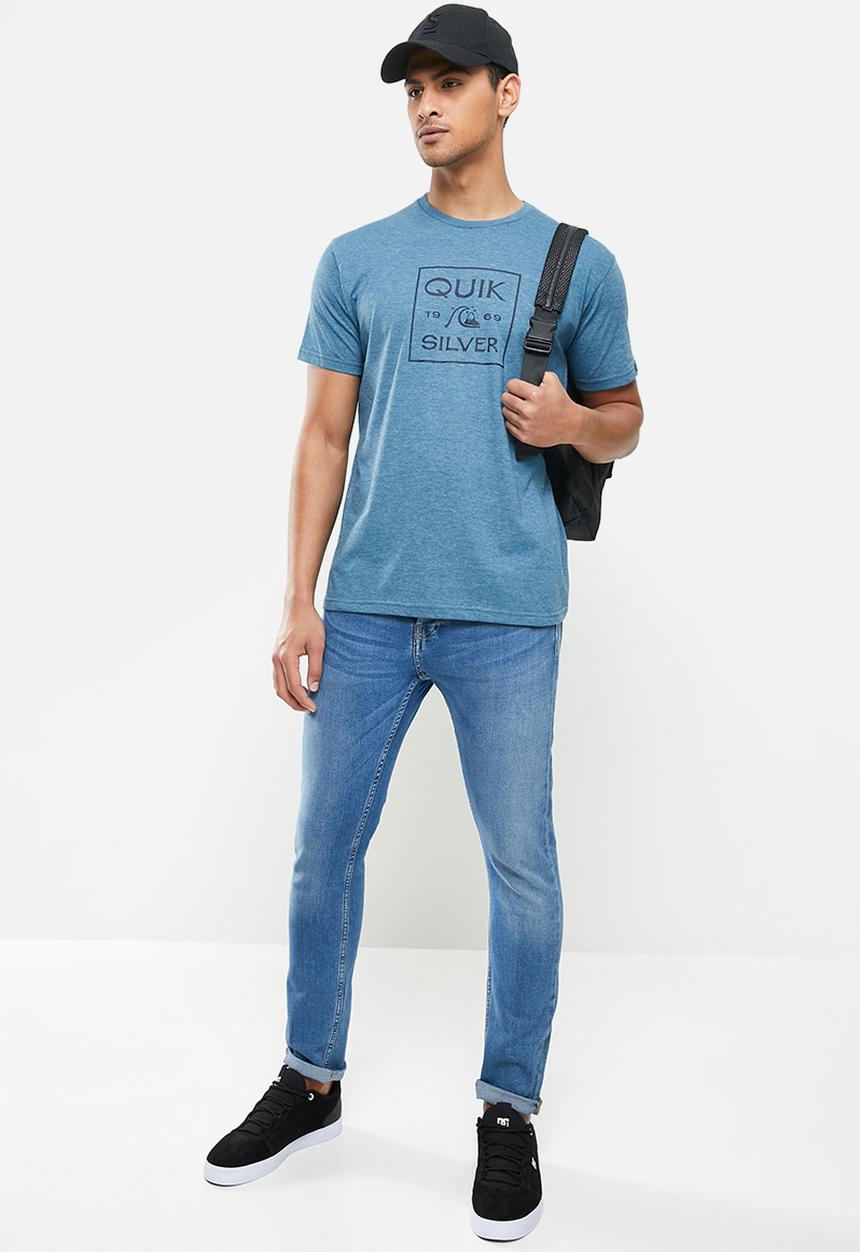Quiksilver - Into the wide short sleeve tee - blue 