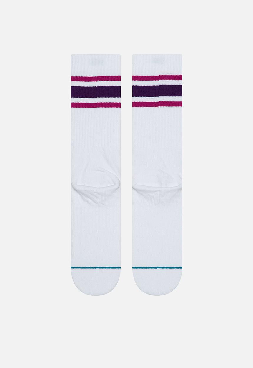 Stance Socks - Boyd 4 socks - white & purple