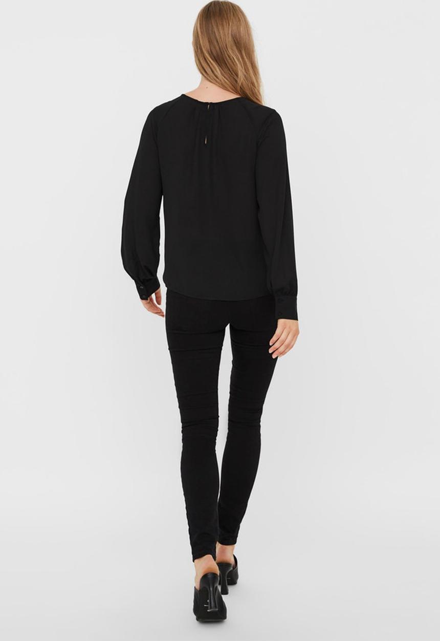Vero Moda - Poel long sleeve top - black