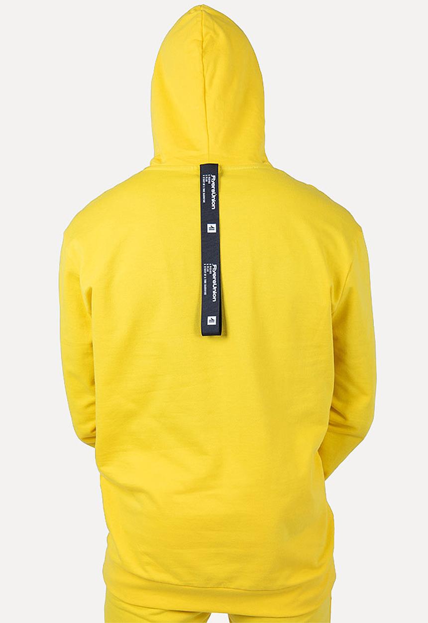 Flyersunion - Brushed fleece hoodie - yellow