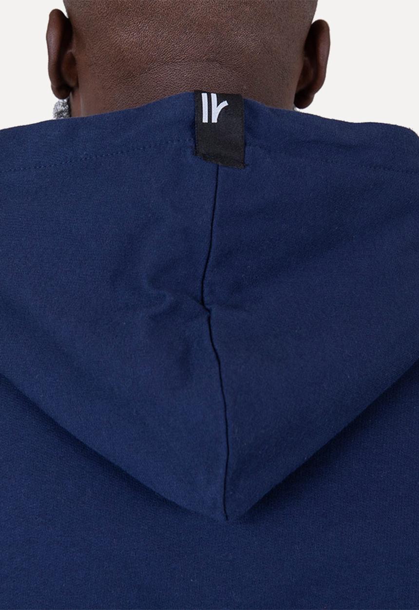 Flyersunion - Brushed fleece hoodie - navy