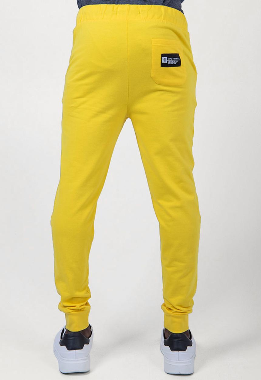 Flyersunion - Brushed fleece jogger - yellow