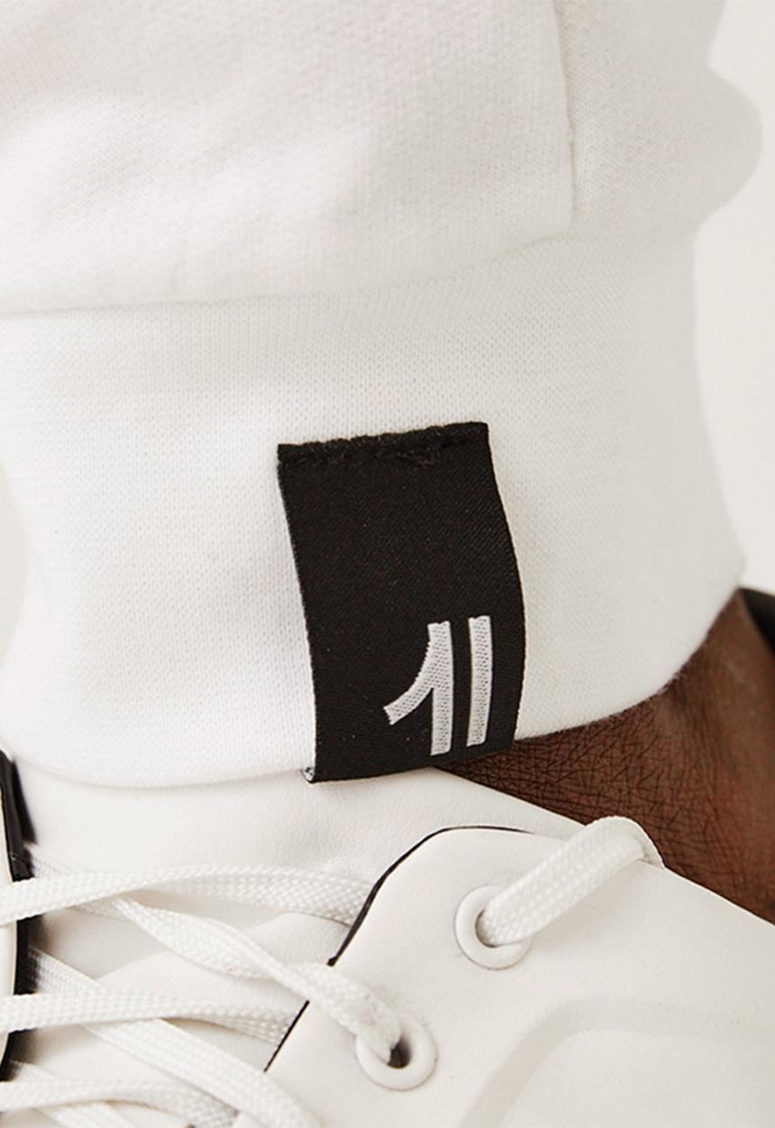 Flyersunion - Brushed fleece jogger - white