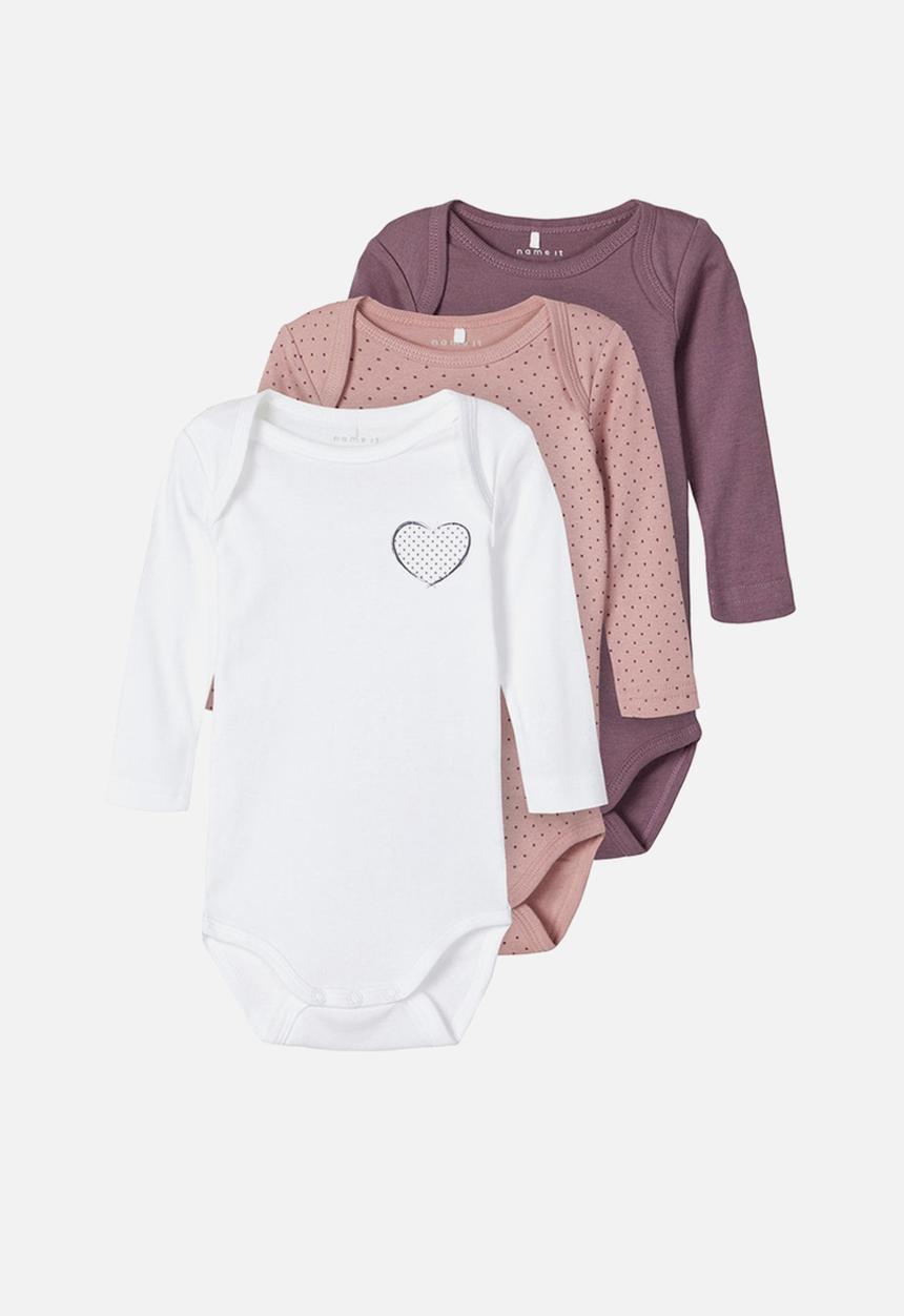 Name It - 3 Pack bodysuits - multi
