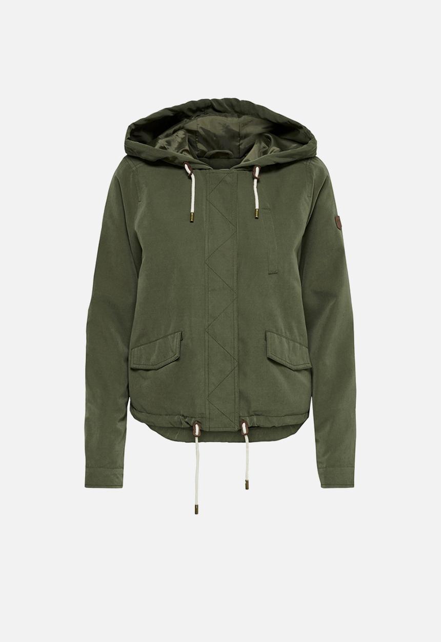 ONLY - Skylar hood spring jacket - khaki