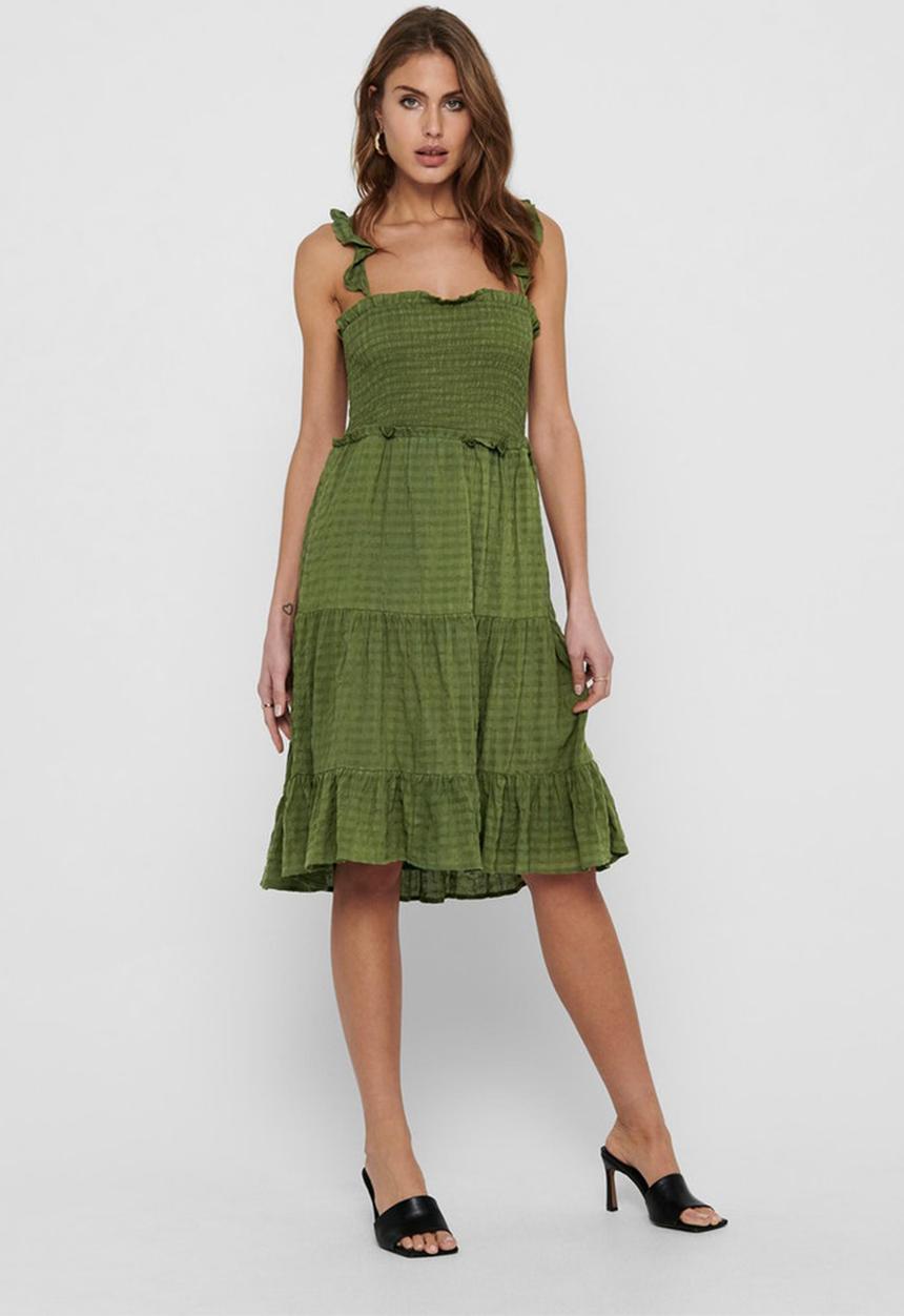 ONLY - Pellea life strap dress - capulet olive