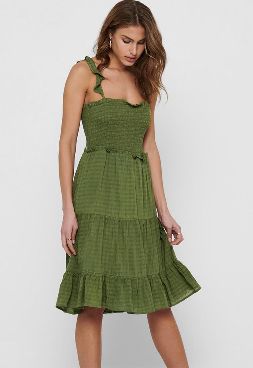 ONLY - Pellea life strap dress - capulet olive