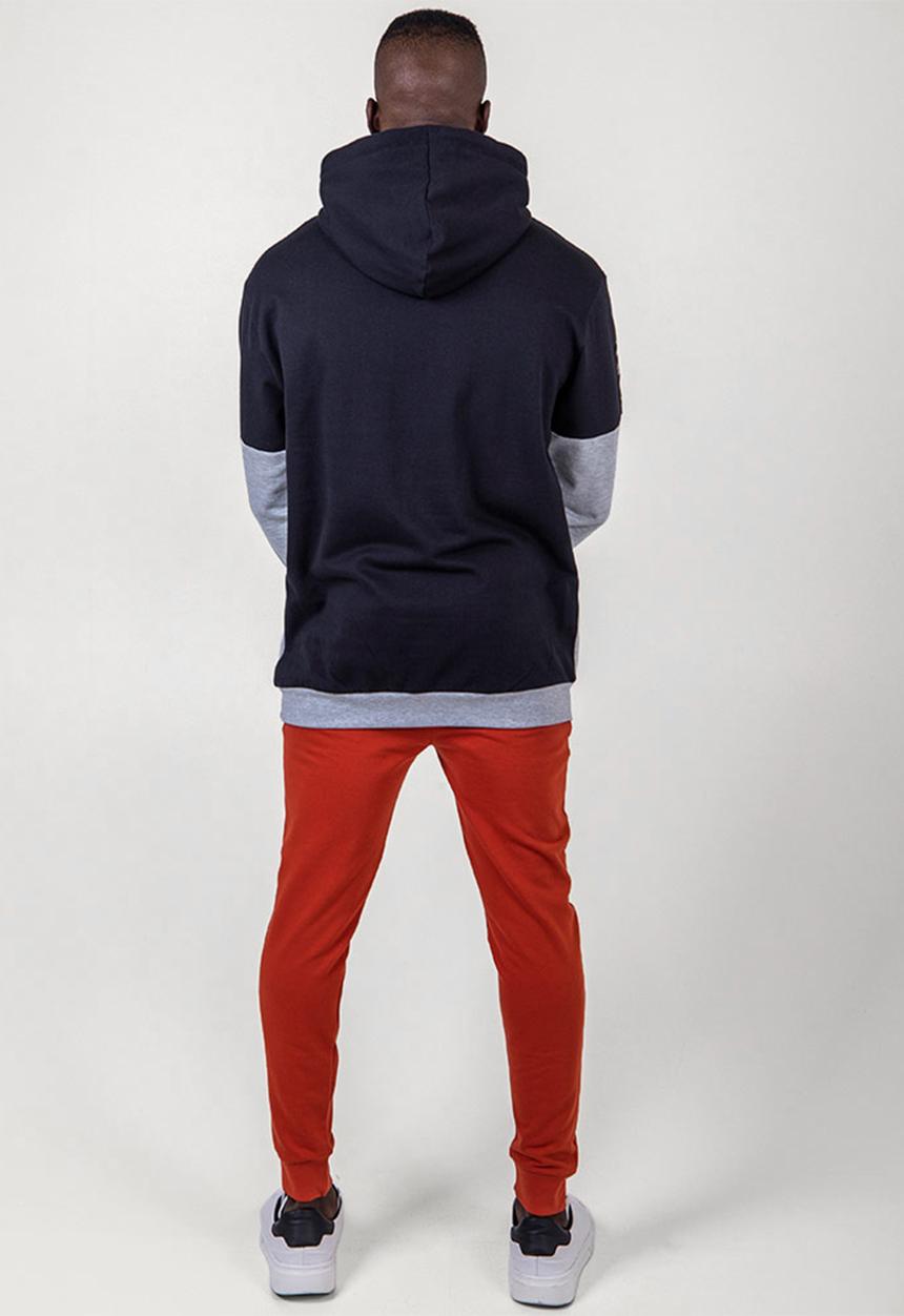 Flyersunion - Colorblock brushed fleece hoodie - multi