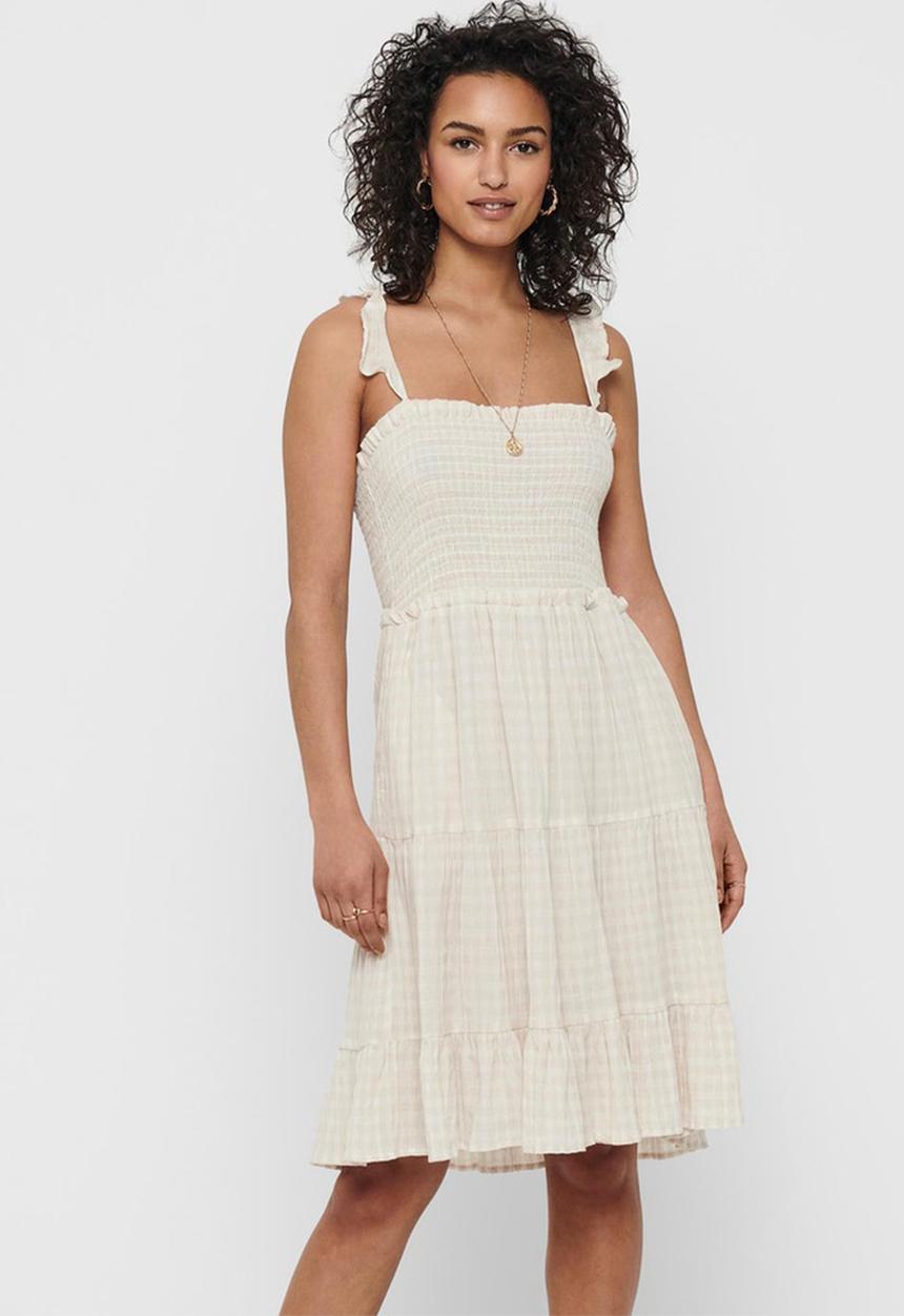 ONLY - Pellea life strap dress - pumice stone