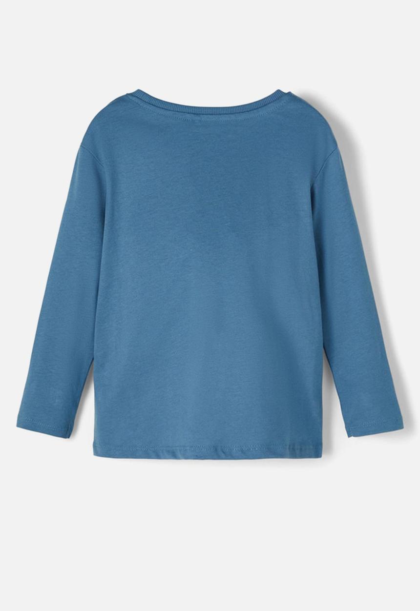Name It - Mvagno long sleeve loose fit top - blue