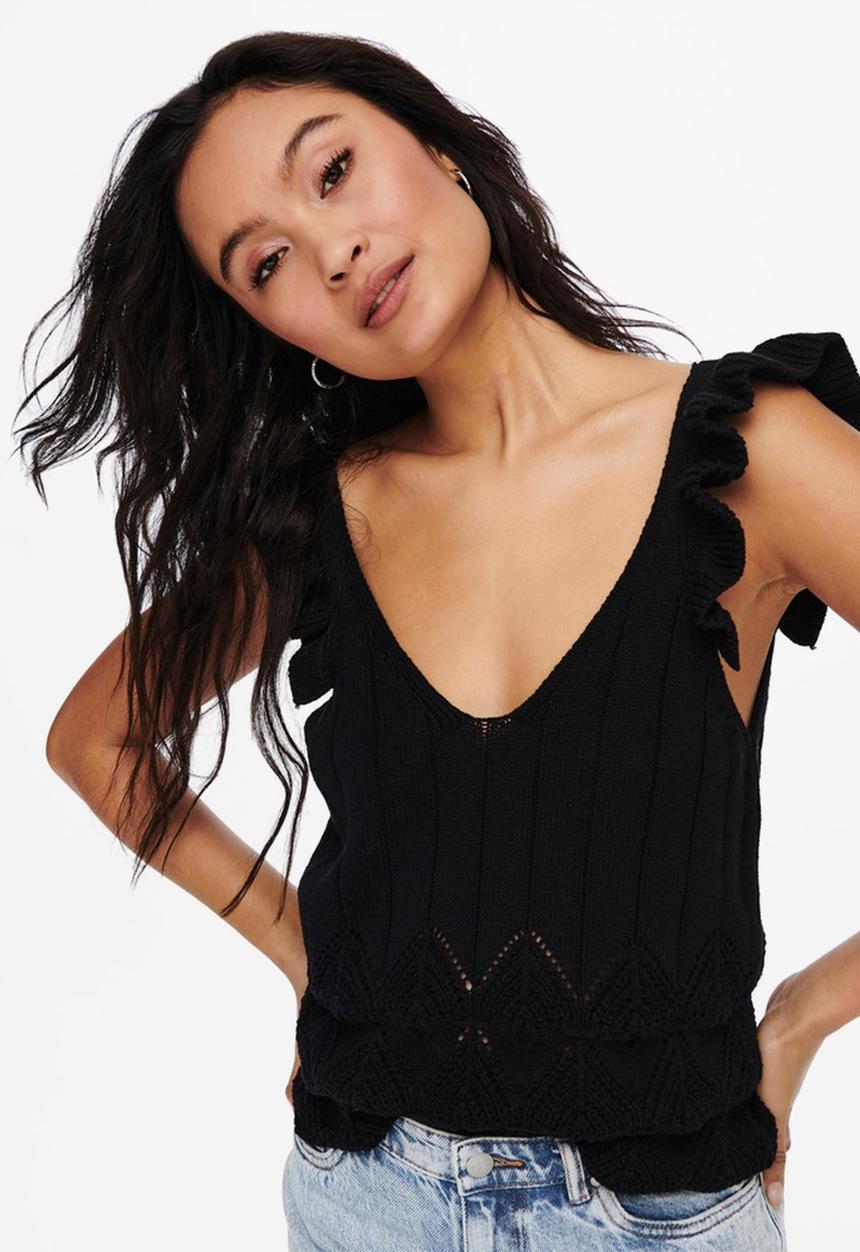 ONLY - Astrid life sleeveless top - black