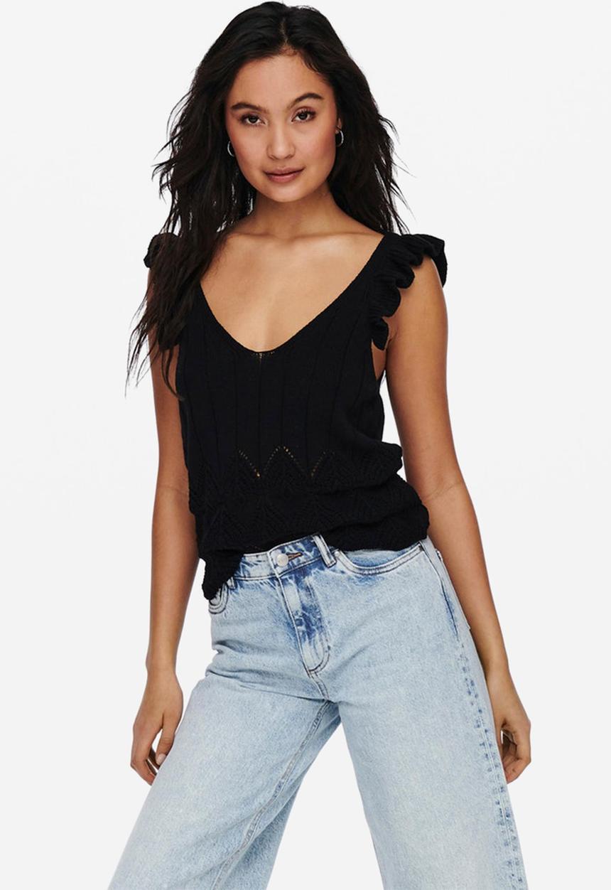 ONLY - Astrid life sleeveless top - black