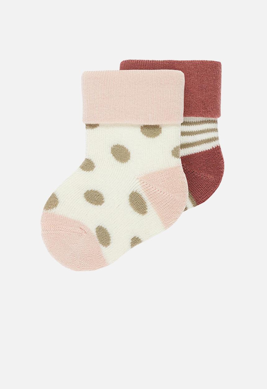 Name It - Bea 2 pack socks - white & pink