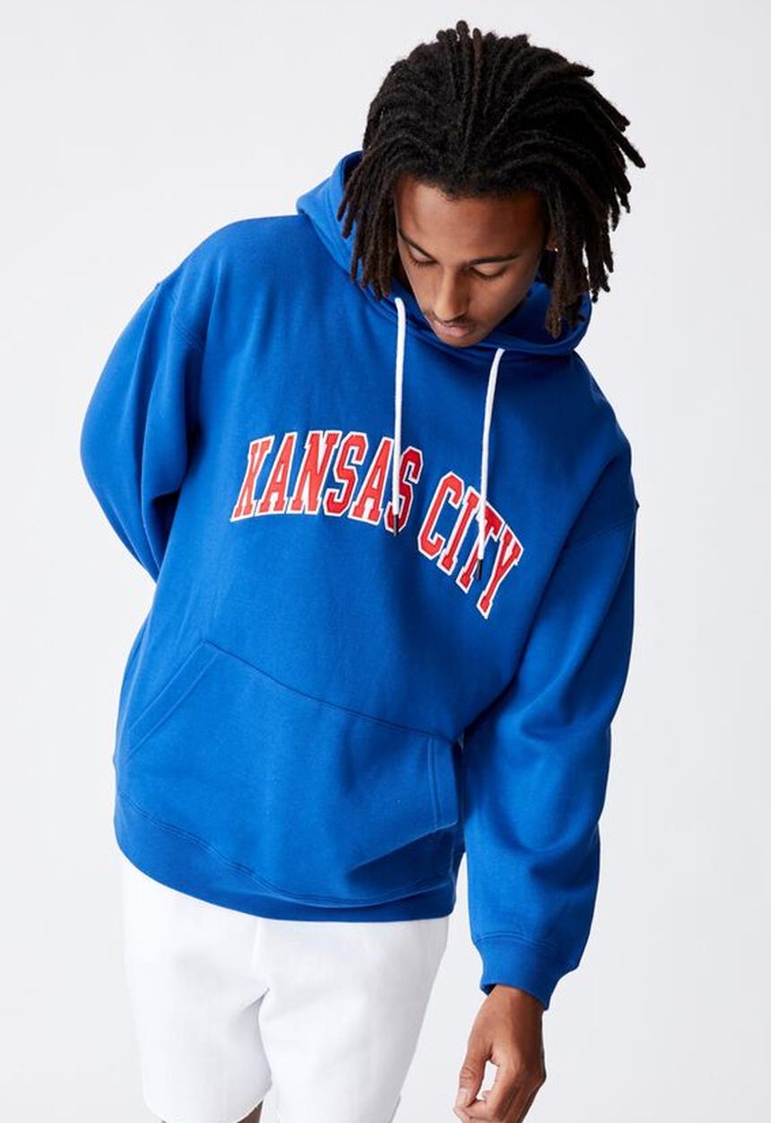 Factorie - Elite oversized hoodie - blue