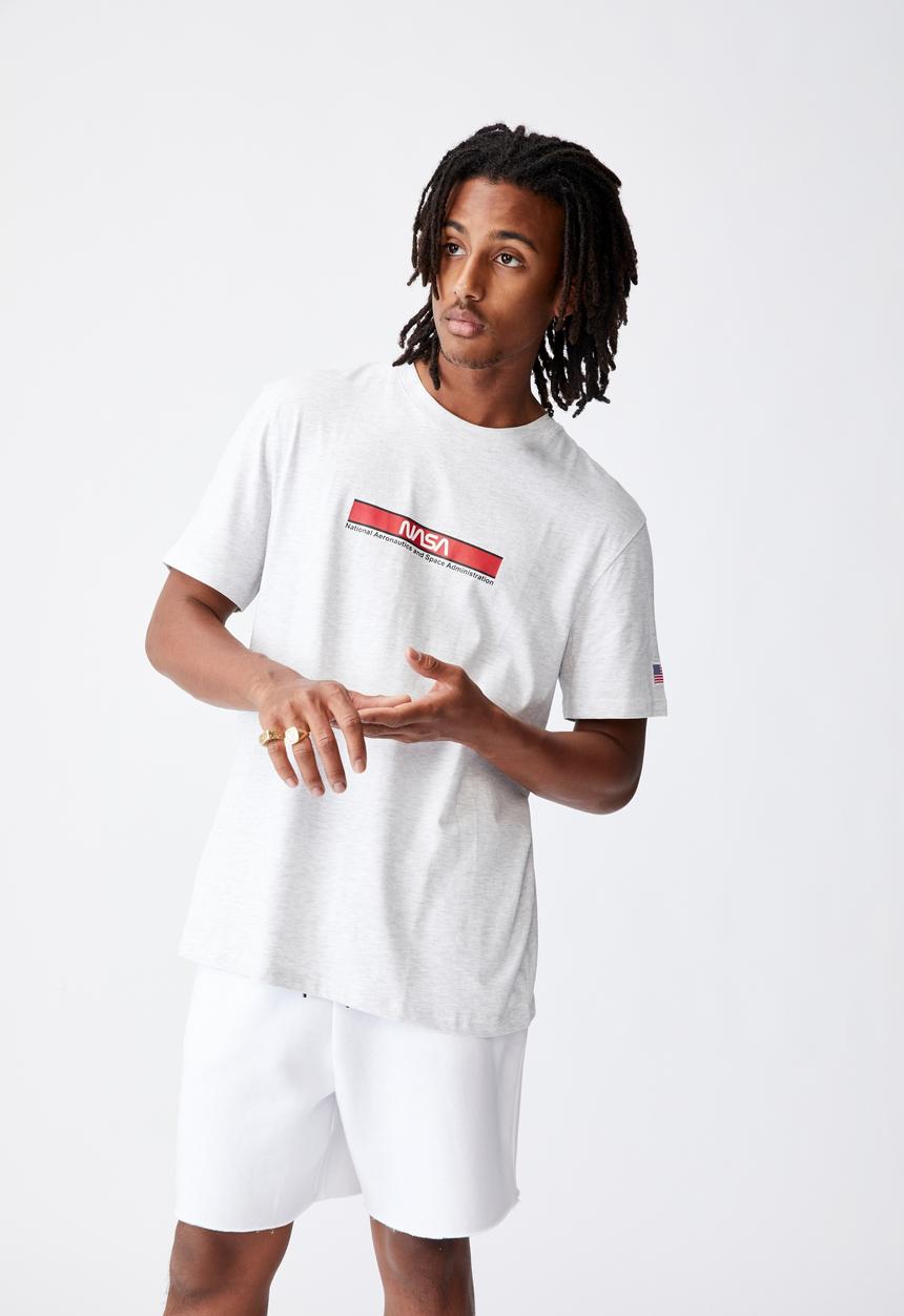 Factorie - Regular pop culture T-shirt - light grey