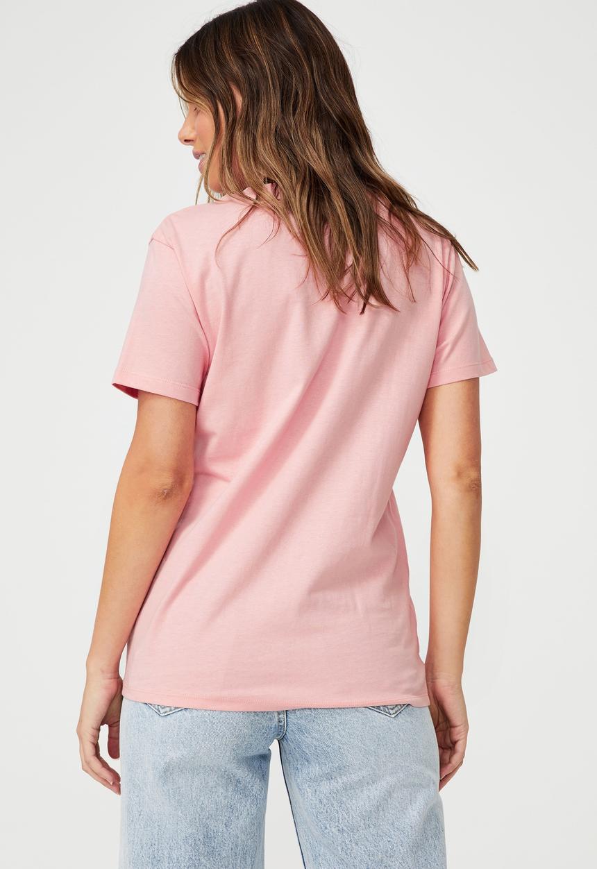 Cotton On - Classic slogan T-shirt - candy pink