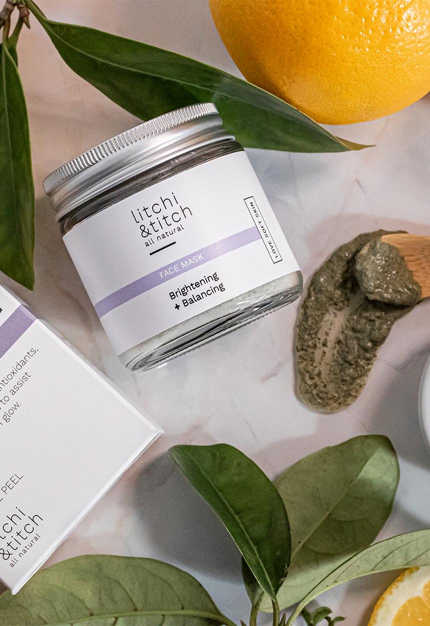 litchi&titch - Brightening & Balancing Face Mask