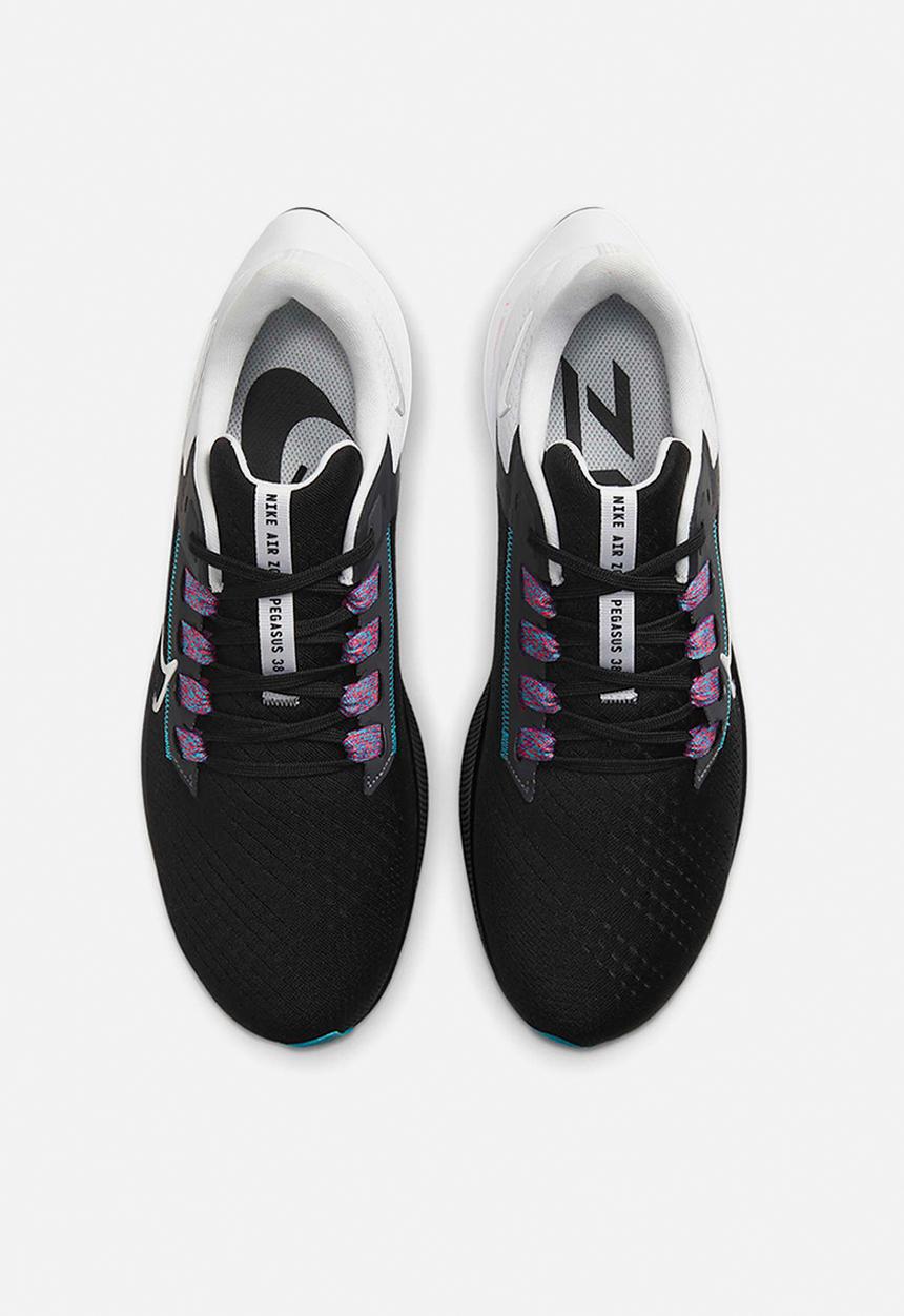 Nike - Air zoom pegasus 38 - black/metallic silver-white