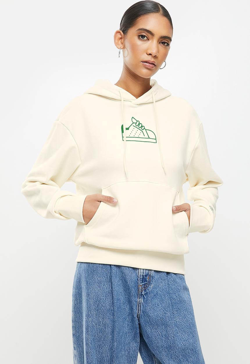 adidas Originals - Stan smith hoodie - off white