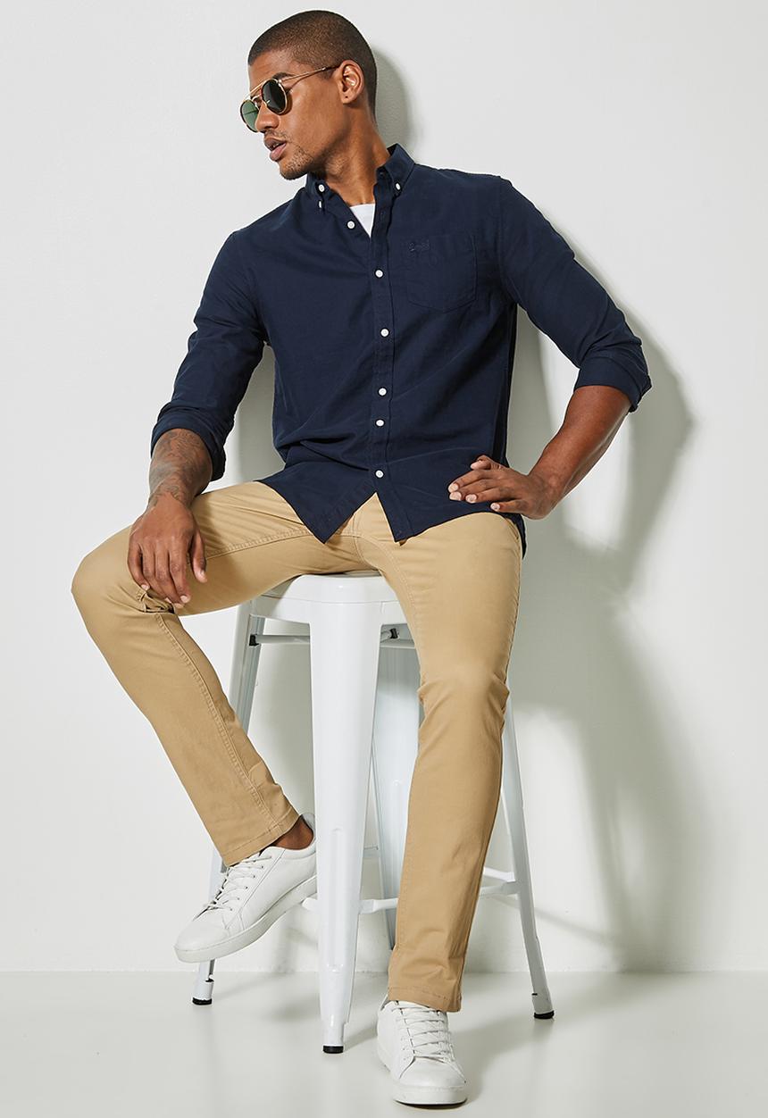 Superbalist - Caleb slim chino - stone