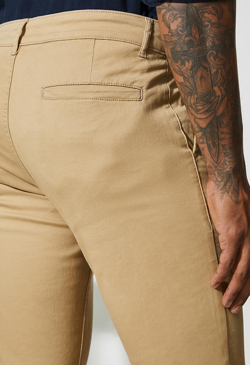 Superbalist - Caleb slim chino - stone