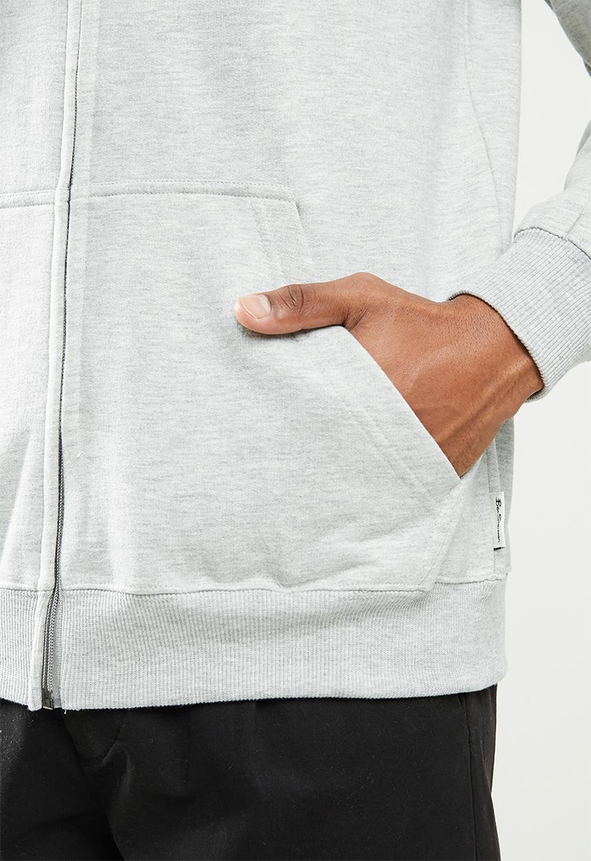 Ben Sherman - Tar zip top - grey