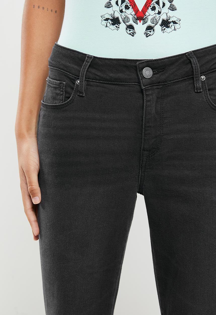 GUESS - Dark wash skinny jean - black 
