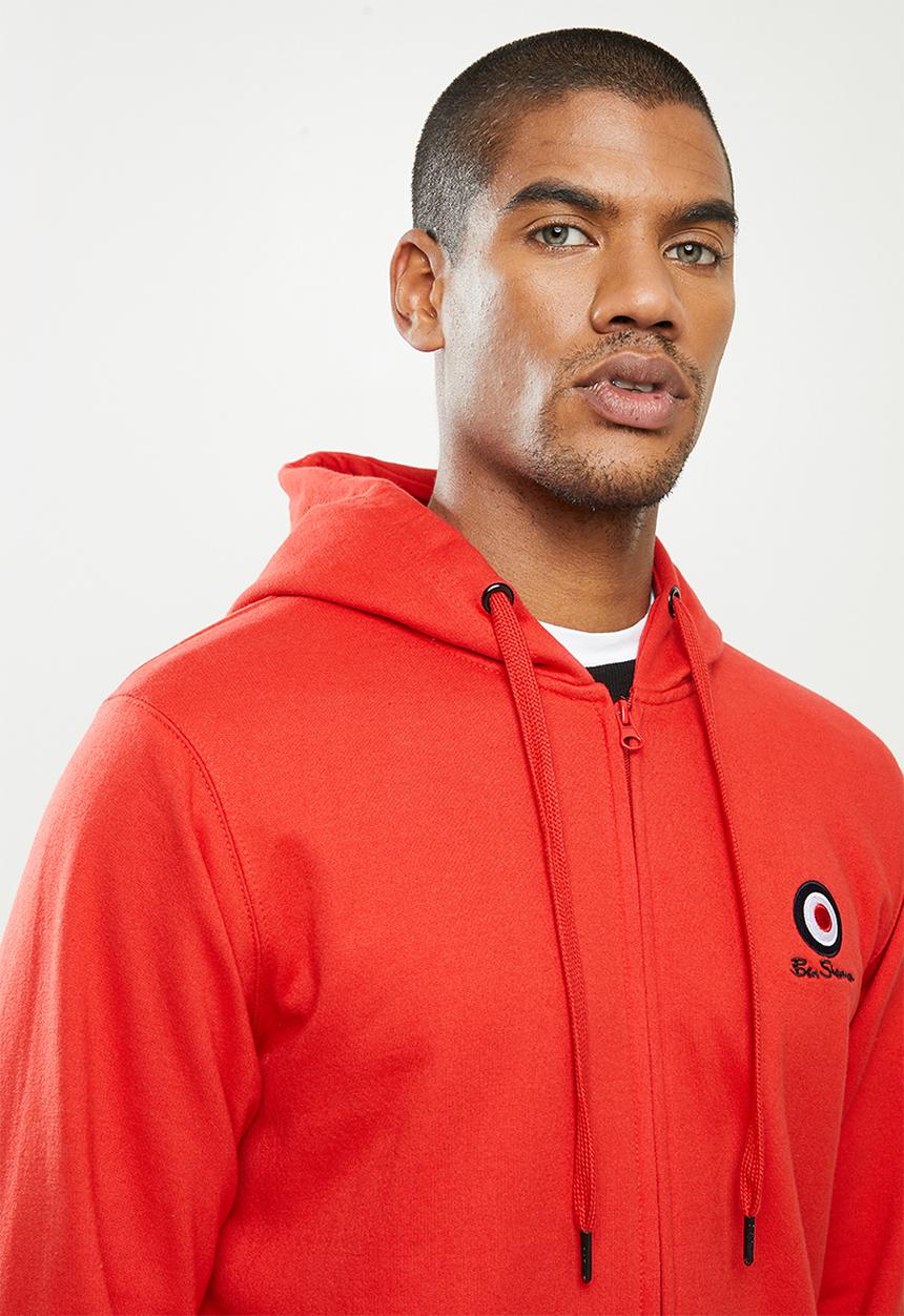 Ben Sherman - Tar zip sweat - red