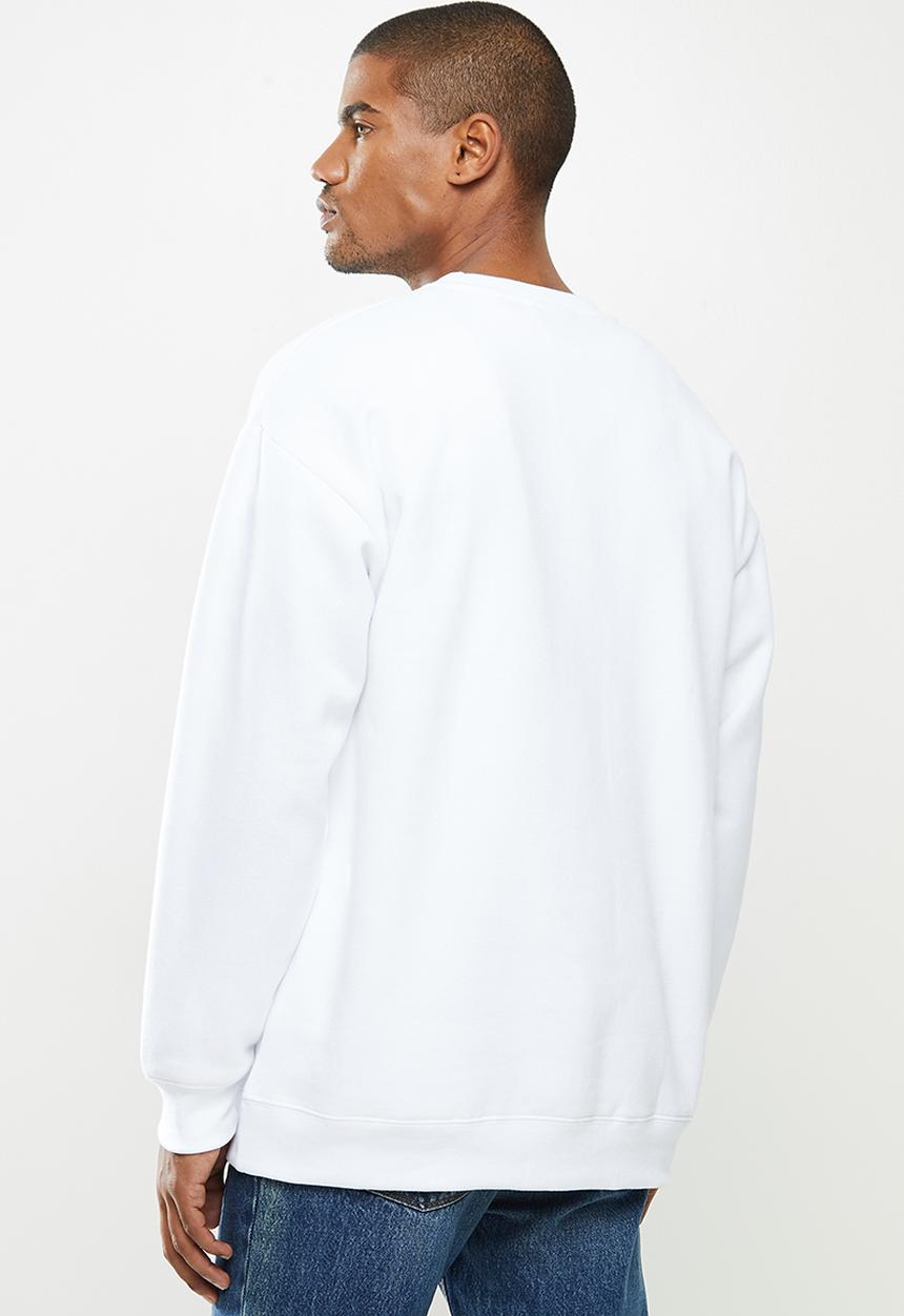 Factorie - Elite oversized crew - white