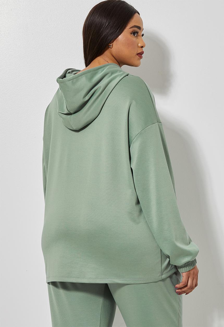 Superbalist - Premium ponti hoodie - sage